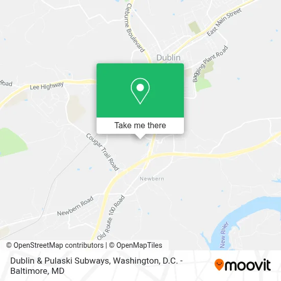 Dublin & Pulaski Subways map