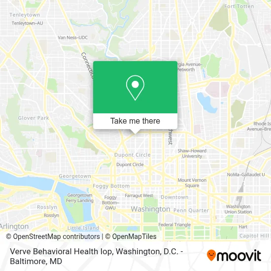 Verve Behavioral Health Iop map