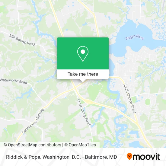 Riddick & Pope map