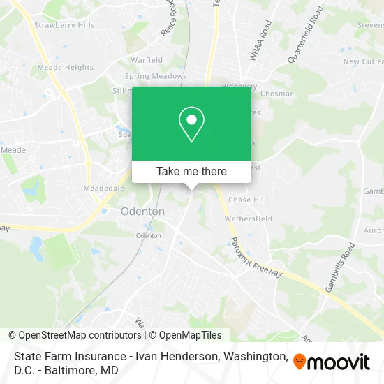 State Farm Insurance - Ivan Henderson map