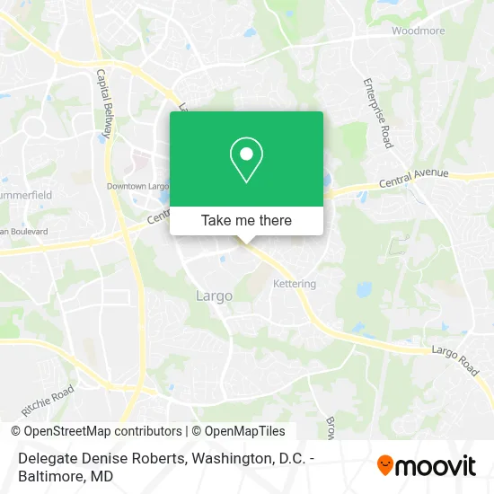 Delegate Denise Roberts map