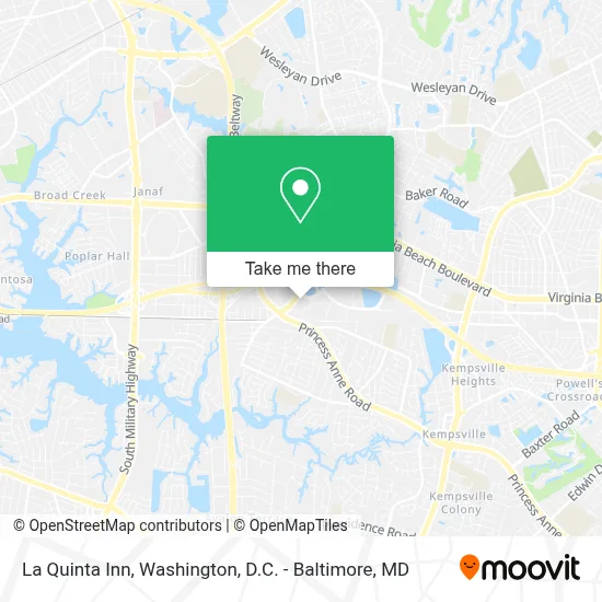 La Quinta Inn map