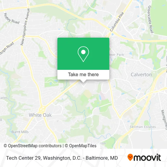 Tech Center 29 map