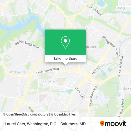 Laurel Cats map