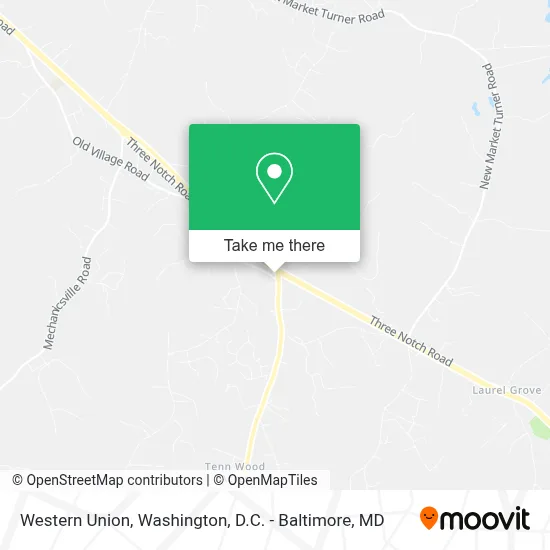 Western Union map