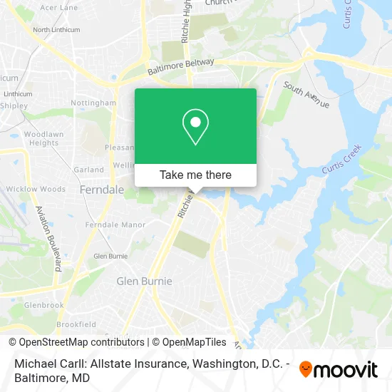 Michael Carll: Allstate Insurance map