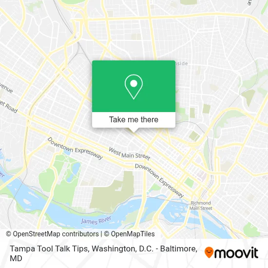 Tampa Tool Talk Tips map