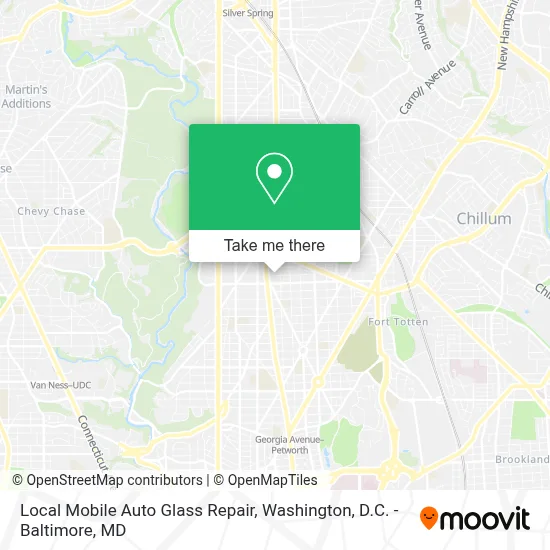 Local Mobile Auto Glass Repair map