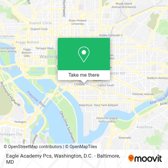 Eagle Academy Pcs map
