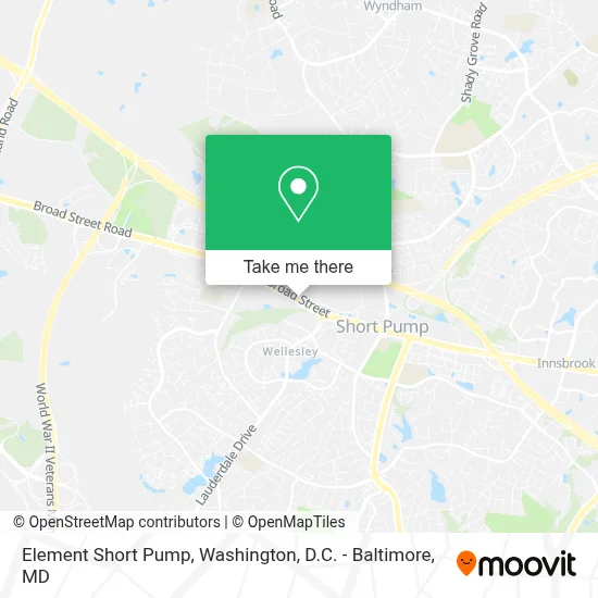 Element Short Pump map