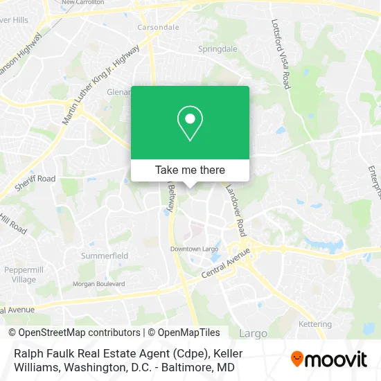 Ralph Faulk Real Estate Agent (Cdpe), Keller Williams map