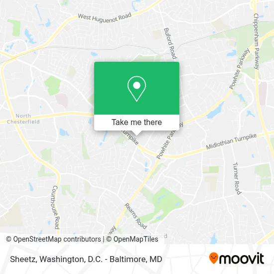 Sheetz map