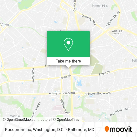 Roccomar Inc map
