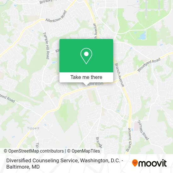 Diversified Counseling Service map