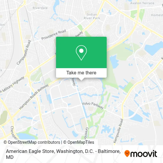 American Eagle Store map