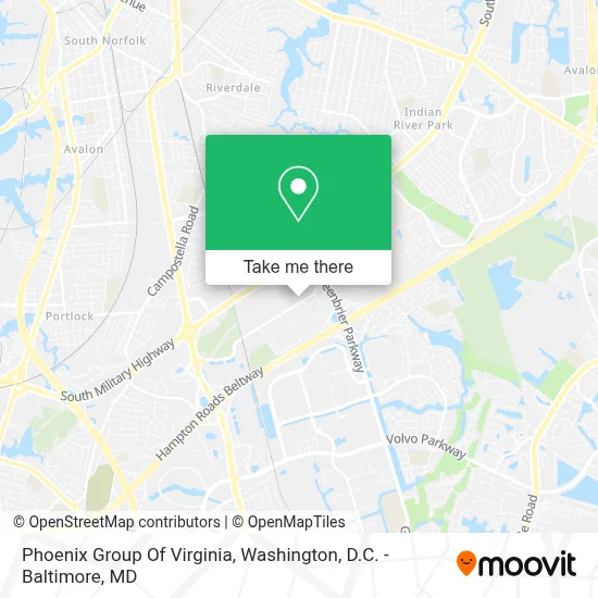 Phoenix Group Of Virginia map