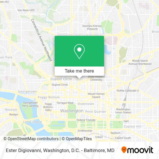 Ester Digiovanni map