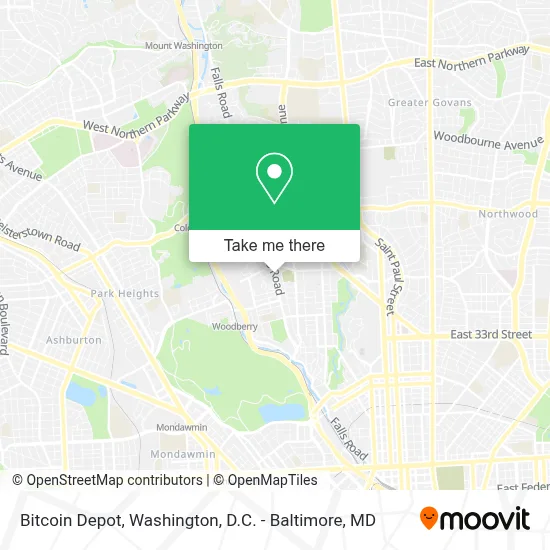 Bitcoin Depot map