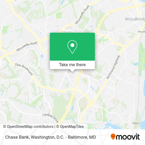 Chase Bank map