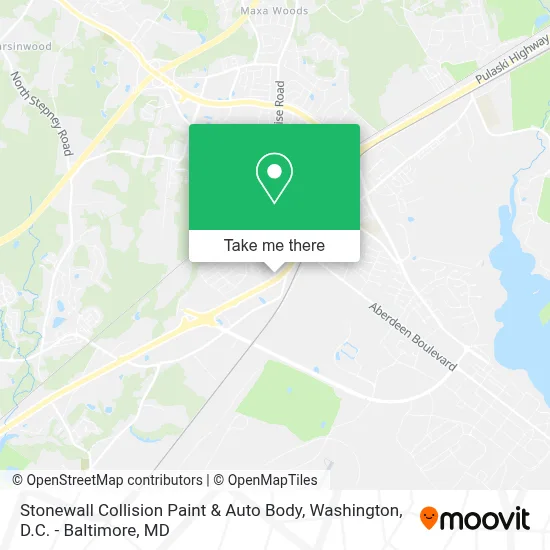 Stonewall Collision Paint & Auto Body map