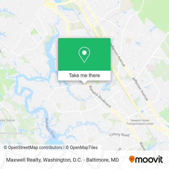 Maxwell Realty map