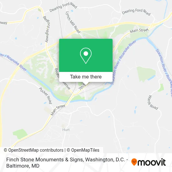 Finch Stone Monuments & Signs map