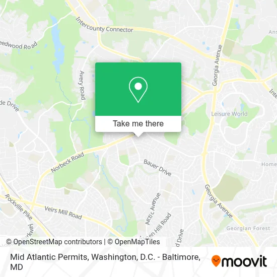 Mid Atlantic Permits map
