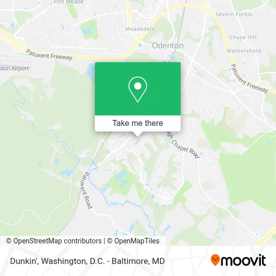 Dunkin' map