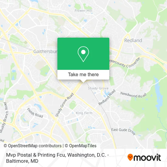 Mvp Postal & Printing Fcu map