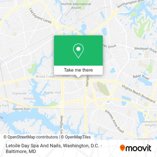 Letoile Day Spa And Nails map