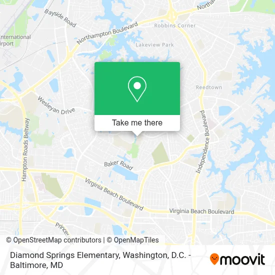 Diamond Springs Elementary map