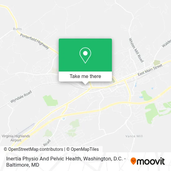 Inertia Physio And Pelvic Health map