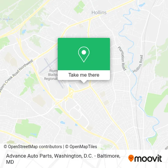 Advance Auto Parts map