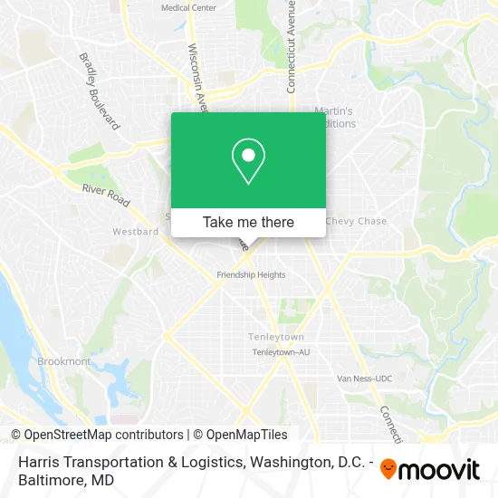 Harris Transportation & Logistics map
