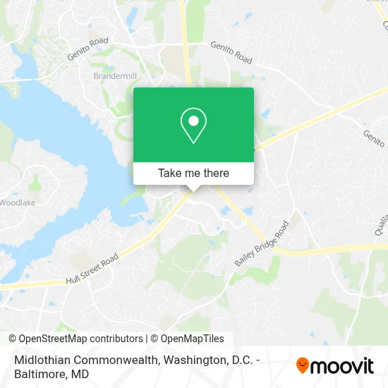 Midlothian Commonwealth map