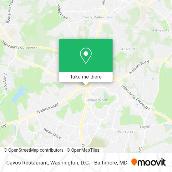 Cavos Restaurant map