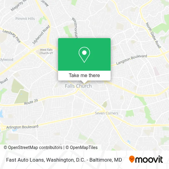 Fast Auto Loans map