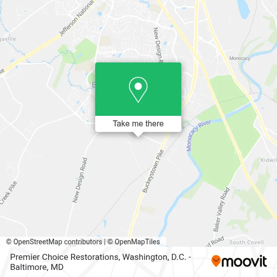 Premier Choice Restorations map
