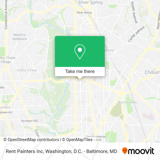 Rent Painters Inc map
