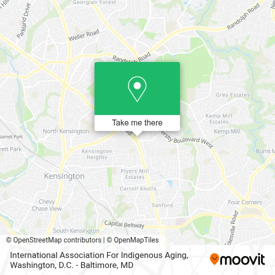 International Association For Indigenous Aging map