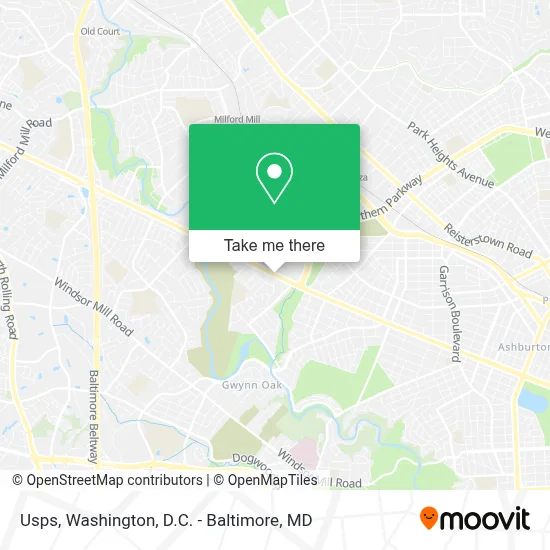 Usps map