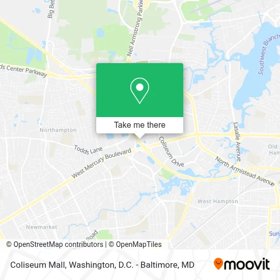 Coliseum Mall map