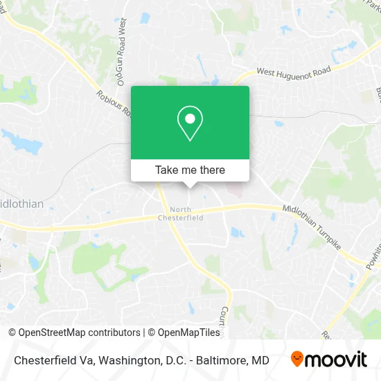 Chesterfield Va map