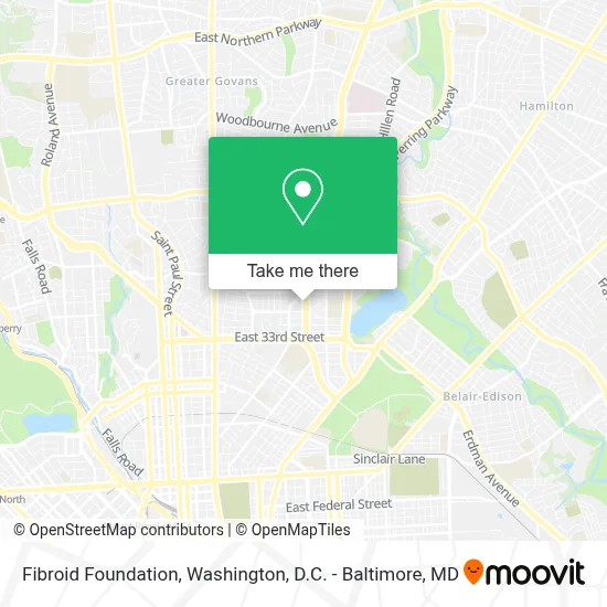 Fibroid Foundation map