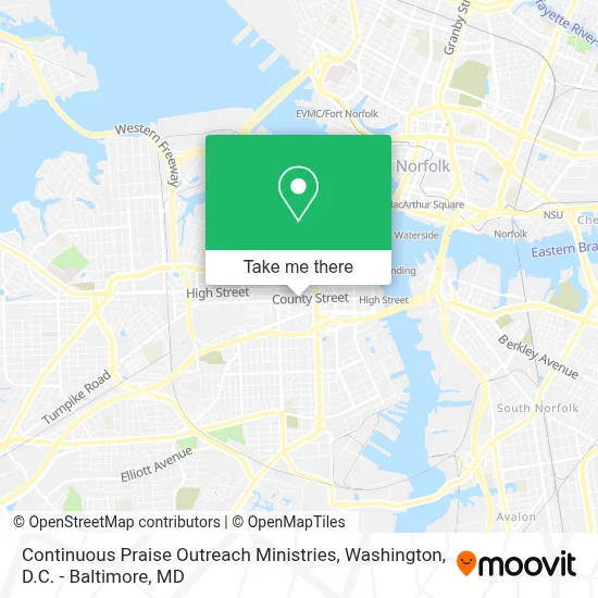 Continuous Praise Outreach Ministries map