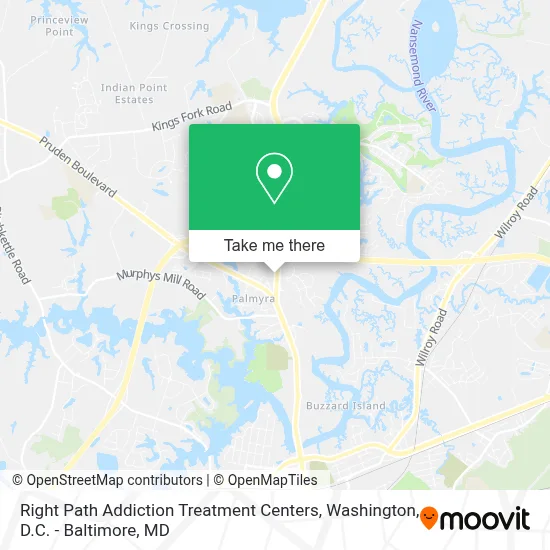 Right Path Addiction Treatment Centers map