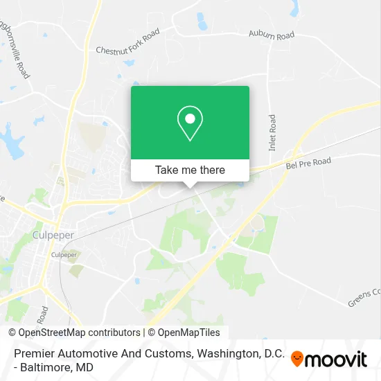 Premier Automotive And Customs map