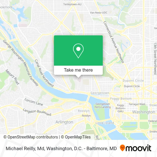 Michael Reilly, Md map