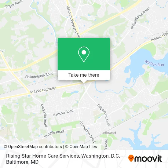 Rising Star Home Care Services map