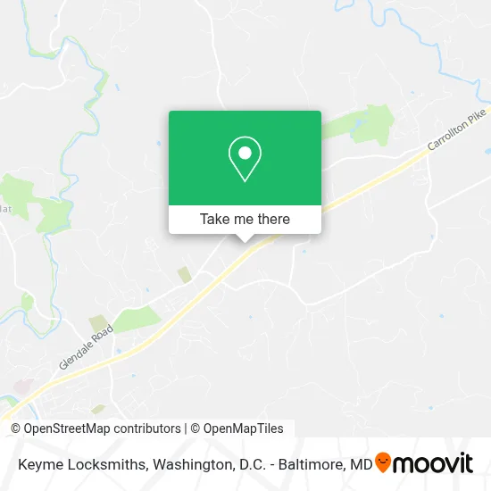 Keyme Locksmiths map